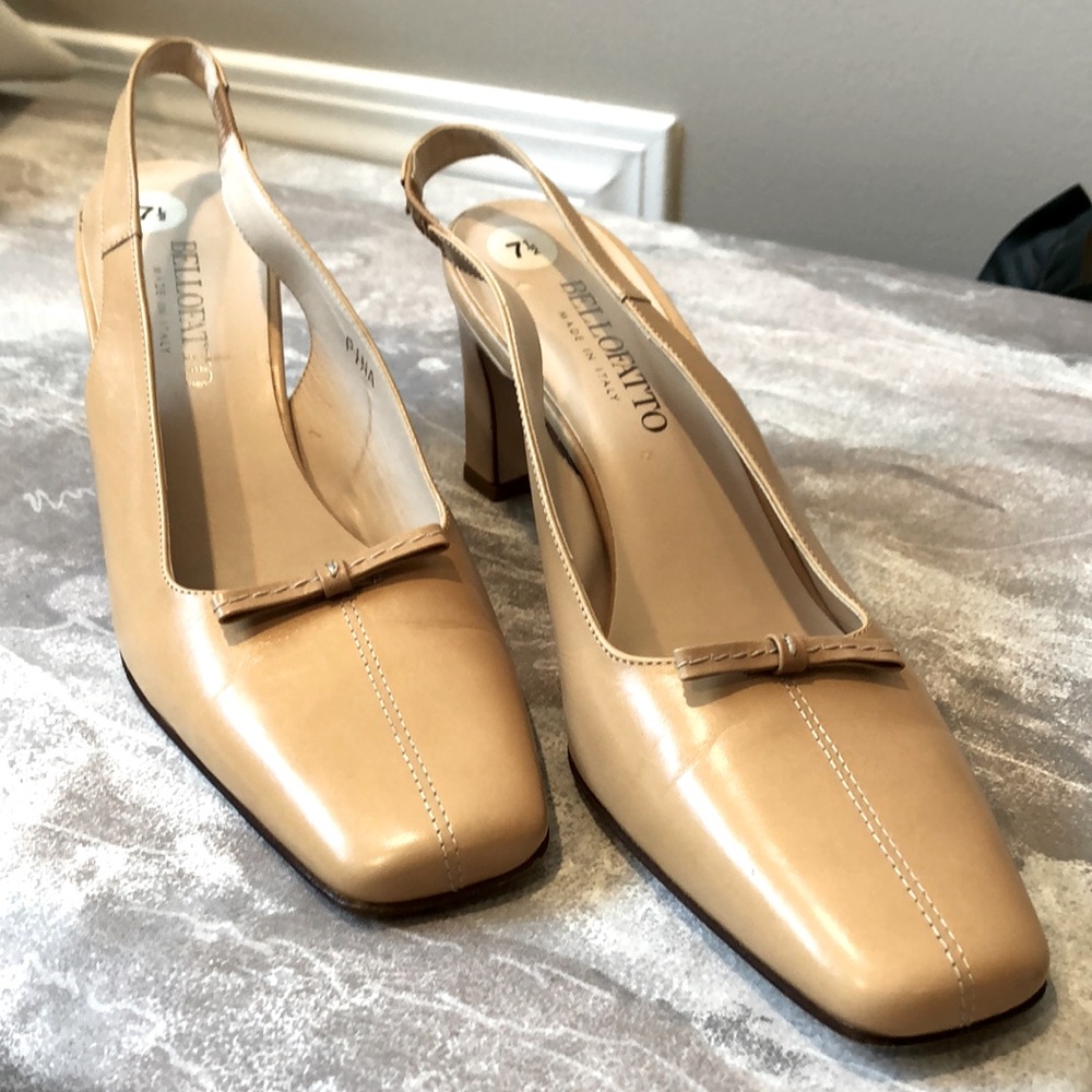 Next to new Bellafatto sling back